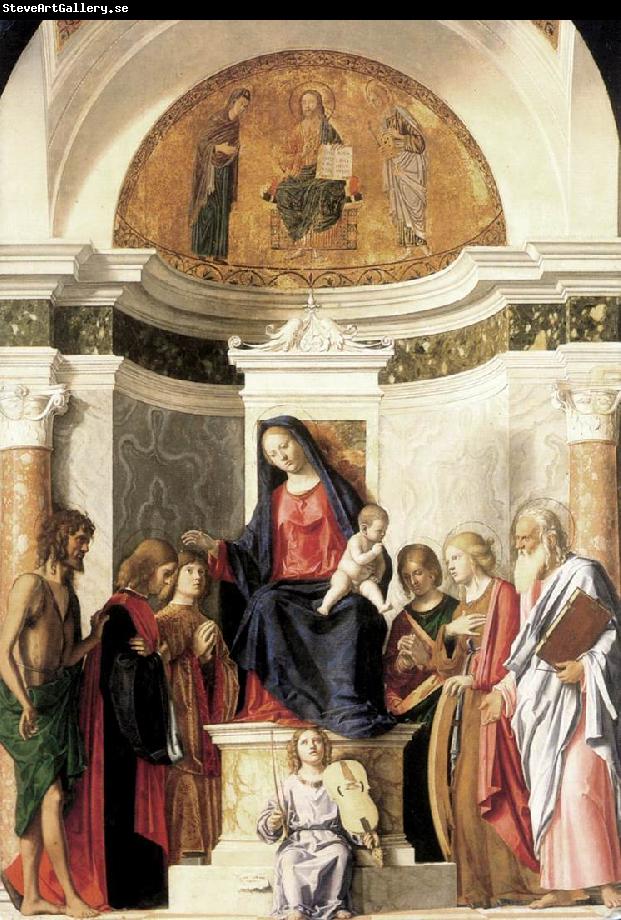 CIMA da Conegliano Madonna Enthroned with the Child dfg